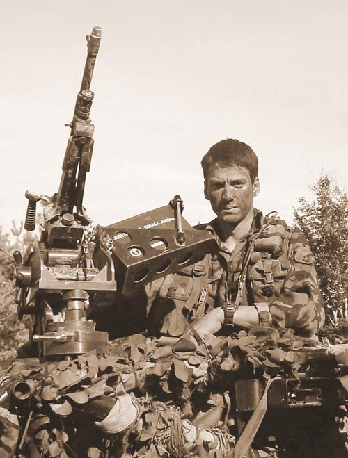 Jamie Serving in  Iraq